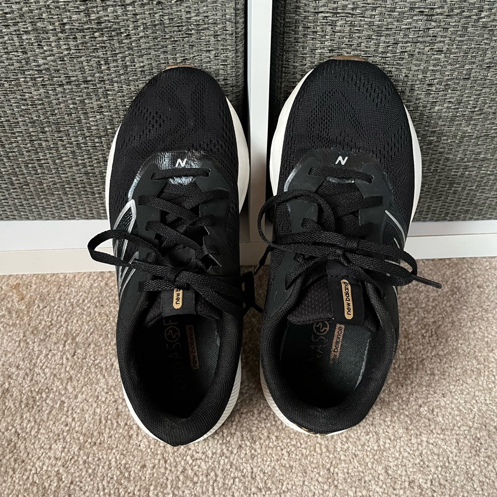 New Balance Dynasoft Pro Run V2 Black & Leopard Print Sneakers Running Shoes 6.5 - Picture 4 of 5